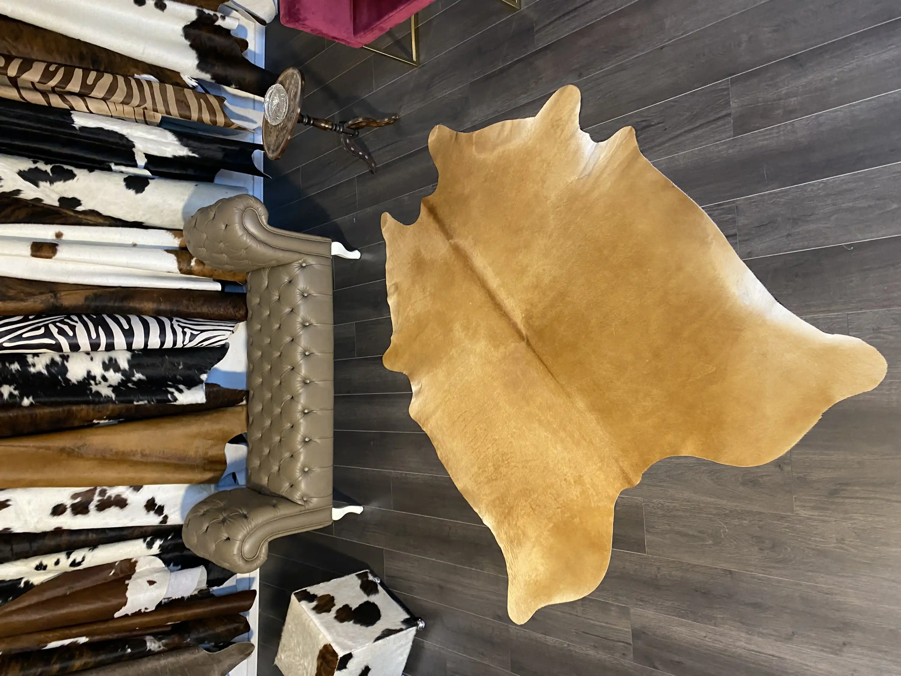 HAKİKİ DERİ DANA POSTU KAHVE 170 x 210 - 0201000036