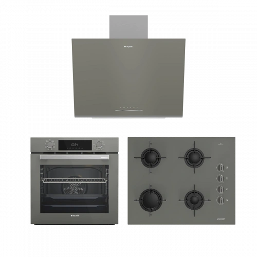 Arçelik 65 Cm Ocaklı Avantaj Gri Ankastre Set