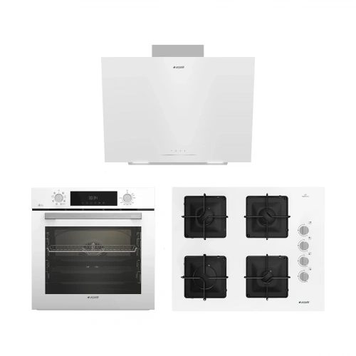 Arçelik Kare Ocaklı Beyaz Set