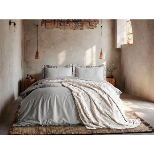 Doquhome Bohem Serisi Bonivia Nevresim Takımı Tek Kişilik - Adaçayı