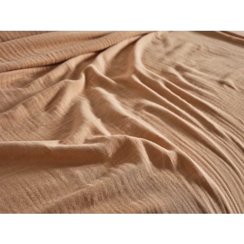 Doquhome Natura Müslin Çok Amaçlı Örtü Çift Kişilik - Cappucino