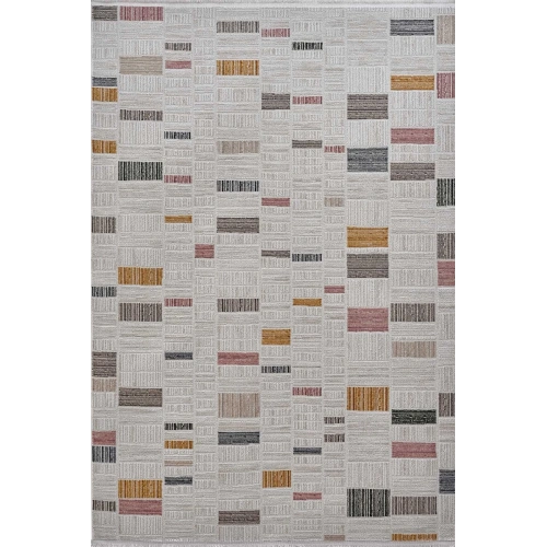 Gümüşsuyu Ledax 17744 Dikdörtgen Polyester Makine Halısı-Multi