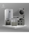 Arçelik Süper XL 5li Gri Set