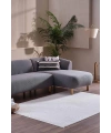 Gümüş Suyu Deco Avior 17447 Dikdörtgen Geometrik Desenli Halı-Krem