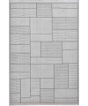 Gümüş Suyu Deco Avior 17612 Dikdörtgen Geometrik Desenli Halı-Krem