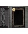 Gümüşsuyu Black&Brown 11298 Doğal İplik Oval Makine Halısı Siyah