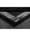 Gümüşsuyu Black&Brown 11298 Doğal İplik Oval Makine Halısı Siyah