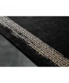 Gümüşsuyu Black&Brown 11298 Doğal İplik Oval Makine Halısı Siyah