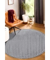 Gümüşsuyu Deco Daisy 16666 Daire Tozumaz Makine Halısı Gri