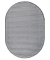 Gümüşsuyu Deco Daisy 16666 Oval Tozumaz Makine Halısı-Gri