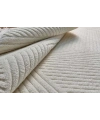 Gümüşsuyu Deco Geo 80010 Dikdörtgen Polyester Pamuk Karışımlı Makine Halısı-Krem