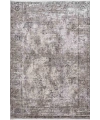 Gümüşsuyu İpekzade100 80042 Doğal İplik Dikdörtgen Makine Halısı-Gri