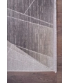 Gümüşsuyu Ledax 17741 Dikdörtgen Polyester Makine Halısı-Gri