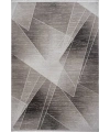 Gümüşsuyu Ledax 17741 Dikdörtgen Polyester Makine Halısı-Gri