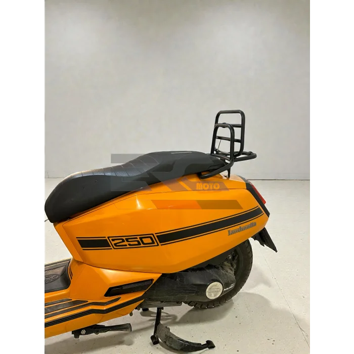 Lambretta X300 X250 X125 Arka katlanır demir - Mat Siyah