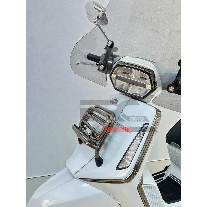 Lambretta X300 X250 X125 Ön port bagaj - Füme Krom