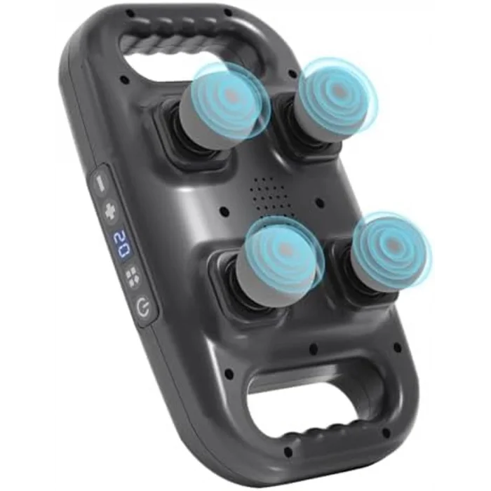 4 Başlıklı Masaj Sı - Ergonomik Derin Doku Sırt Ve Boyun Masaj Aleti Ağrı Ve Sızı Giderici