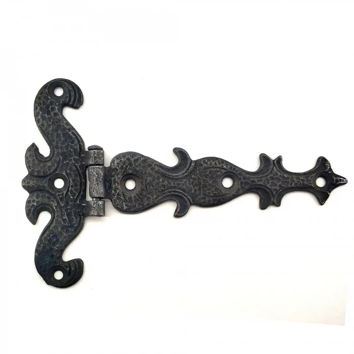 Antika Tarz Dekoratif Pirinç Kuyruklu Kelebek Menteşe - 94x147 Mm, Oksit