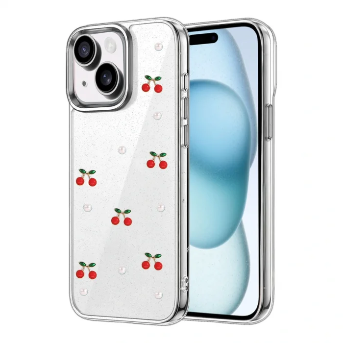 Apple İphone 15 Fiyonk Desenli Kapak - Desen 9