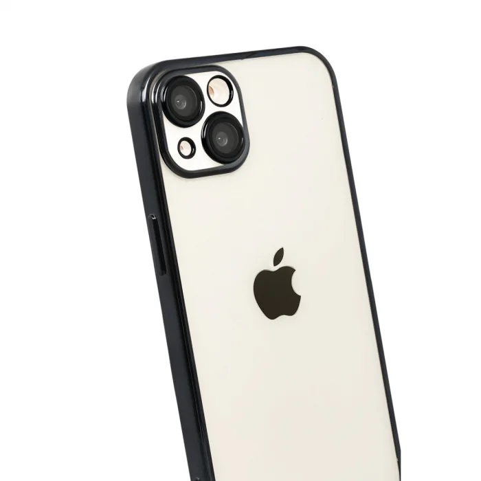 Apple İphone 15 Razer Lensli Silikon - Siyah