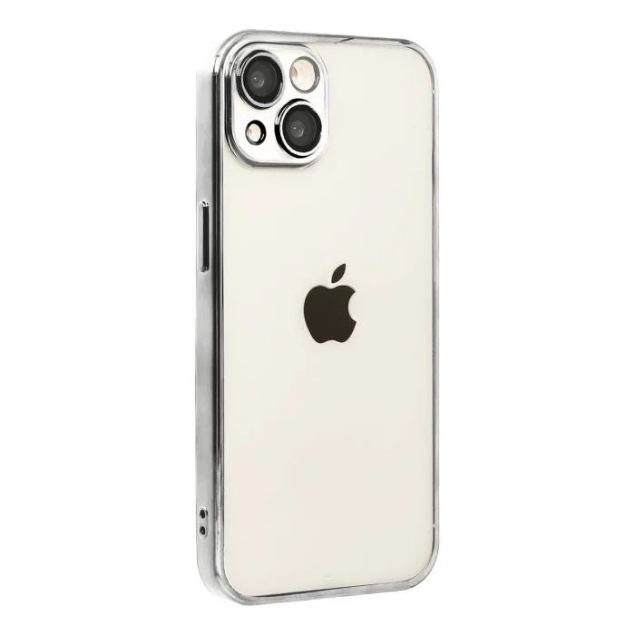 Apple İphone 15 Razer Lensli Silikon - Titan Gri