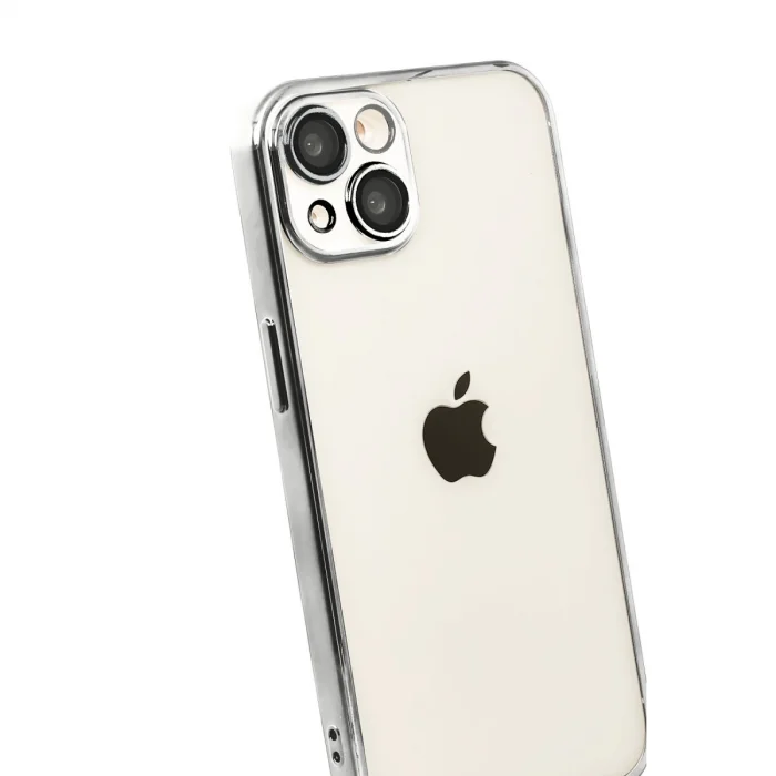 Apple İphone 15 Razer Lensli Silikon - Titan Gri