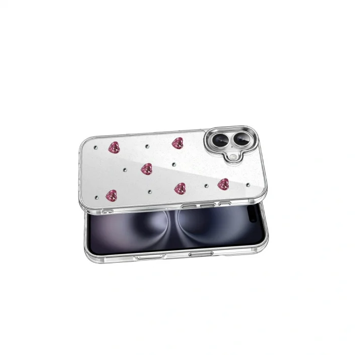 Apple İphone 16 Plus Fiyonk Desenli Kapak - Desen 3