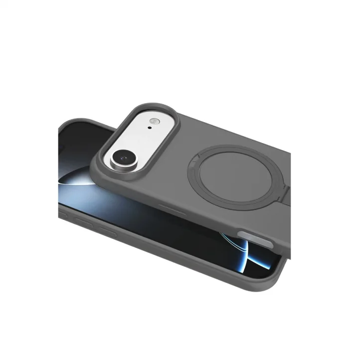 Apple İphone 17 Air Regal Magsafe Standlı Kapak - Titan Gri
