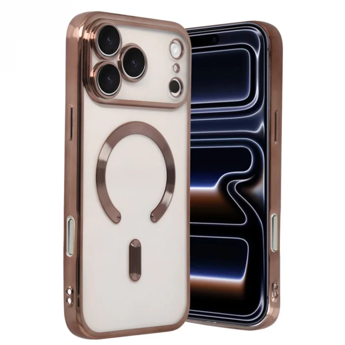 Apple İphone 17 Pro Kross Magneticsafe Kapak - Çöl Titanyum