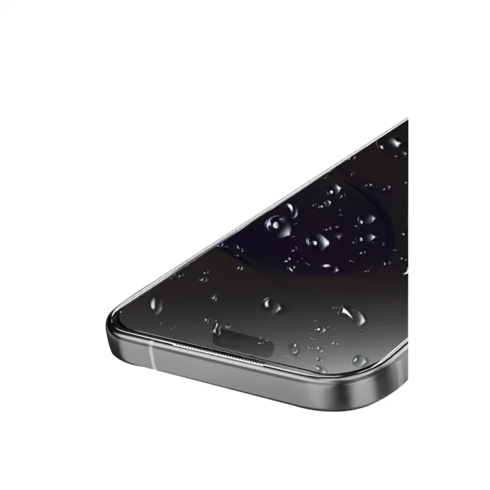 Apple İphone 17 Pro Max Bilvis 5in1 5d Magic Hayalet Cam Ekran Koruyucu - Siyah