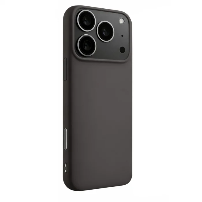 Apple İphone 17 Pro Max Nano İçi Kadife Silikon - Gri