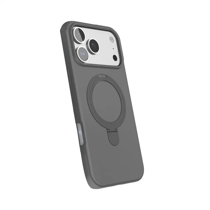 Apple İphone 17 Pro Regal Magsafe Standlı Kapak - Titan Gri