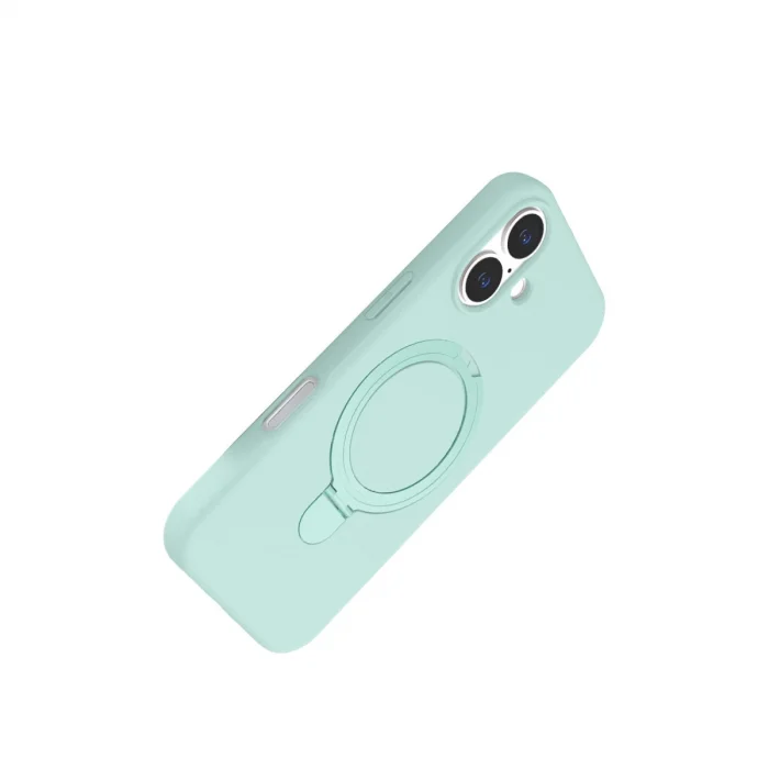 Apple İphone 17 Regal Magsafe Standlı Kapak - Su Yeşili