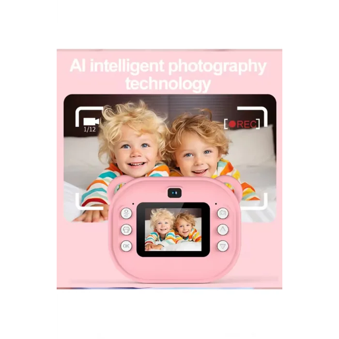 Dijital Video Kayıt Fotoğraf Çocuk Kamerası Anlık Termal Resim Kağıt Baskılı Vtn-09