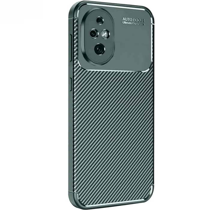 Honor 200 Kılıf Auto Focus Karbon Kapak - Koyu Yeşil