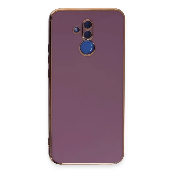 Huawei Mate 20 Lite Kılıf Volet Silikon - Mor