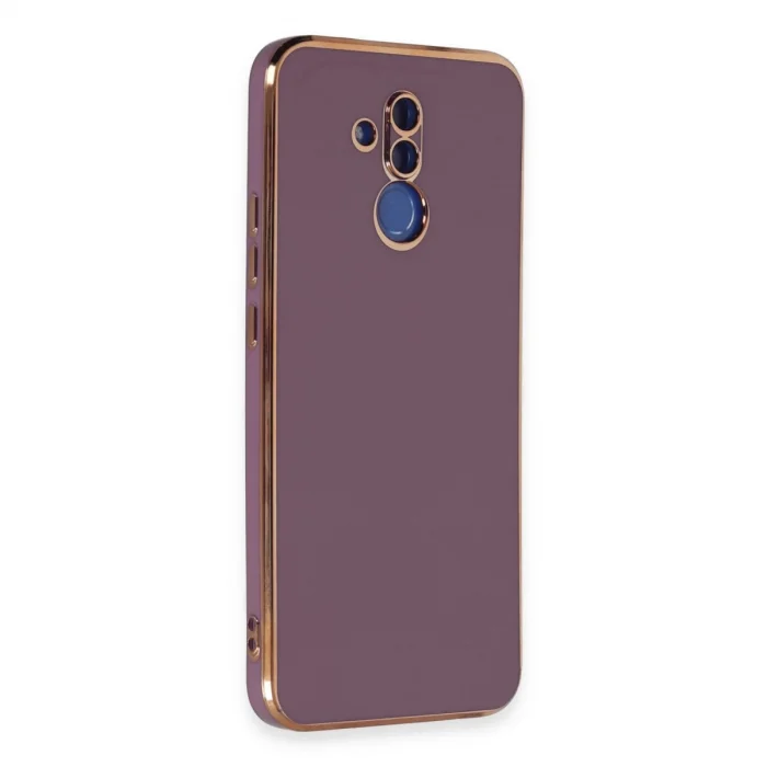 Huawei Mate 20 Lite Kılıf Volet Silikon - Mor