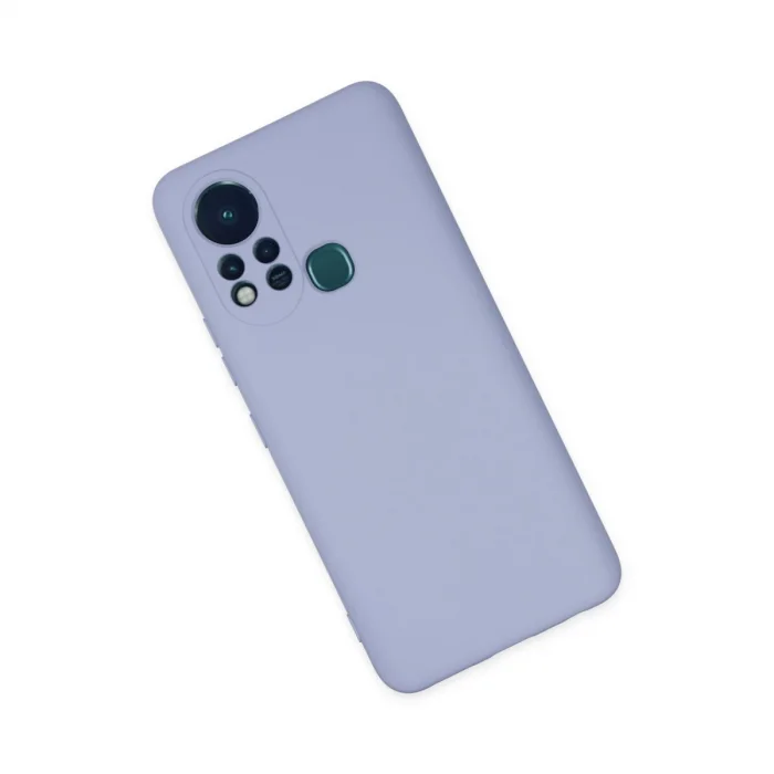 İnfinix Hot 11s Kılıf Nano İçi Kadife Silikon - Lila