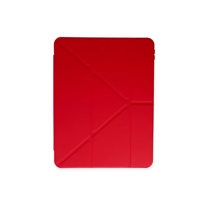 İpad 2022 10.9 (10.nesil) Kılıf Kalemlikli Mars Tablet Kılıfı - Kırmızı