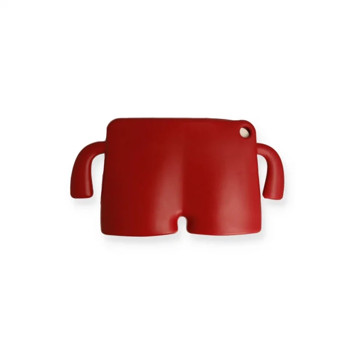 İpad 5 Air 9.7 Kılıf Karakter Tablet Silikon - Kırmızı