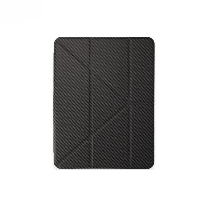 İpad Pro 13 (2024) Kılıf Color Karbon Tablet Kılıfı - Koyu Gri