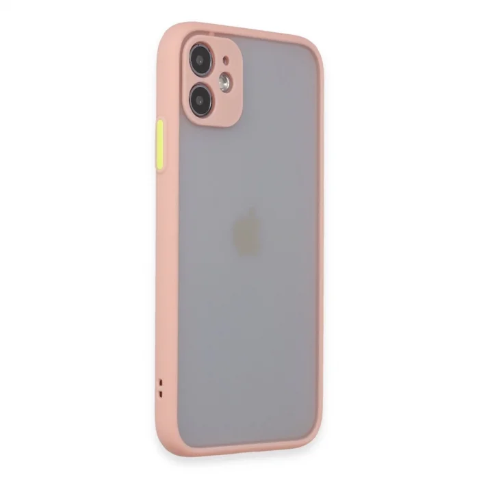 İphone 11 Kılıf Montreal Silikon Kapak - Pembe