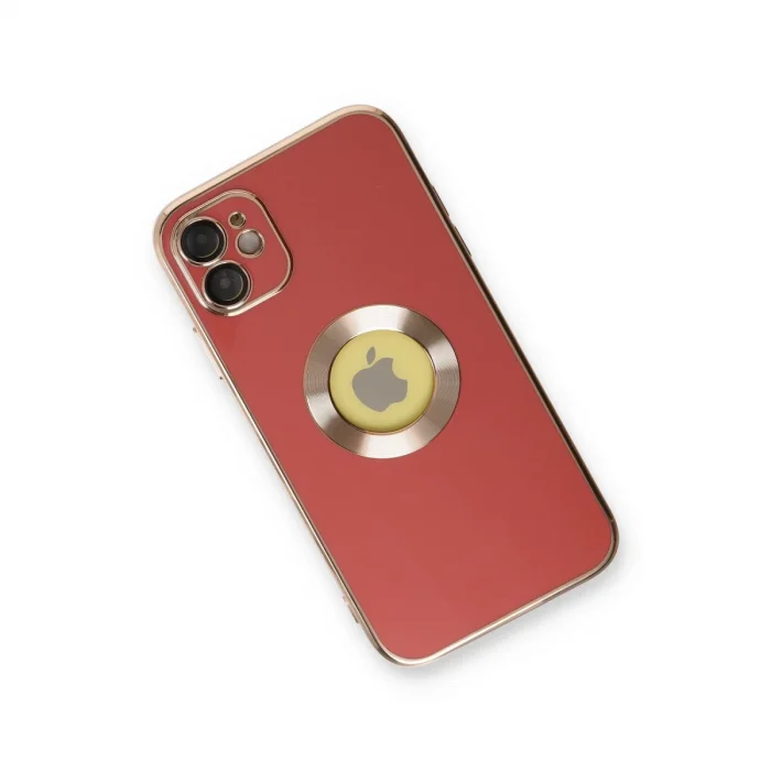 İphone 12 Kılıf Store Silikon - Kırmızı