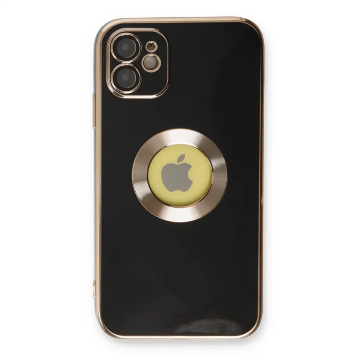 İphone 12 Kılıf Store Silikon - Siyah