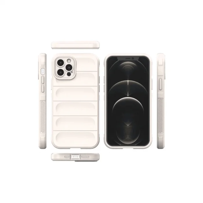 İphone 12 Pro Kılıf Optimum Silikon - Krem