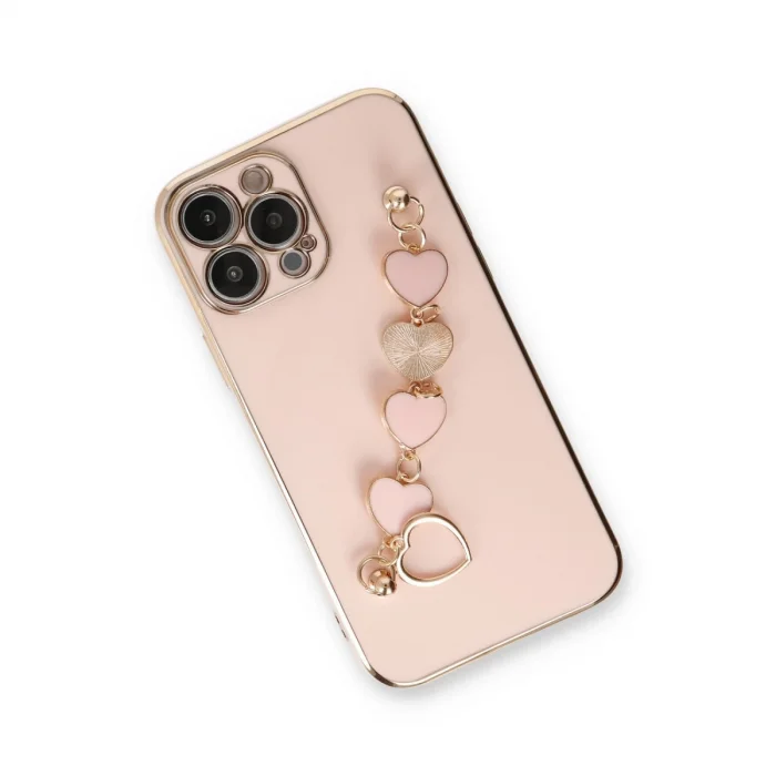 İphone 13 Pro Kılıf Esila Silikon - Pudra