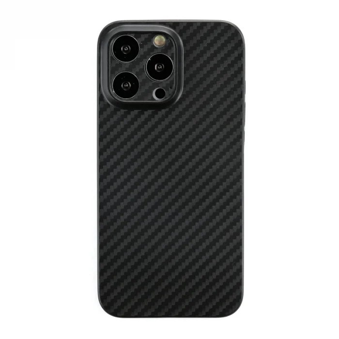 İphone 13 Pro Kılıf Karbon Pp Silikon - Siyah