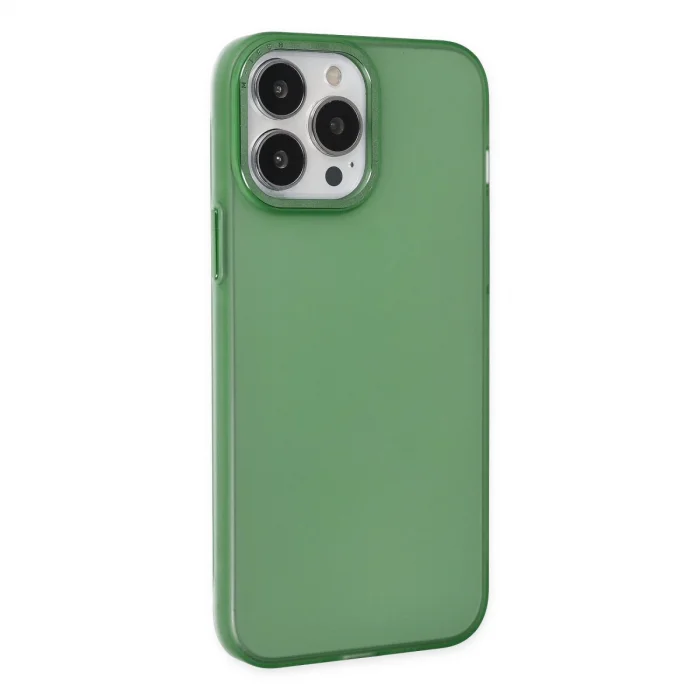 İphone 13 Pro Kılıf Modos Metal Kapak - Koyu Yeşil