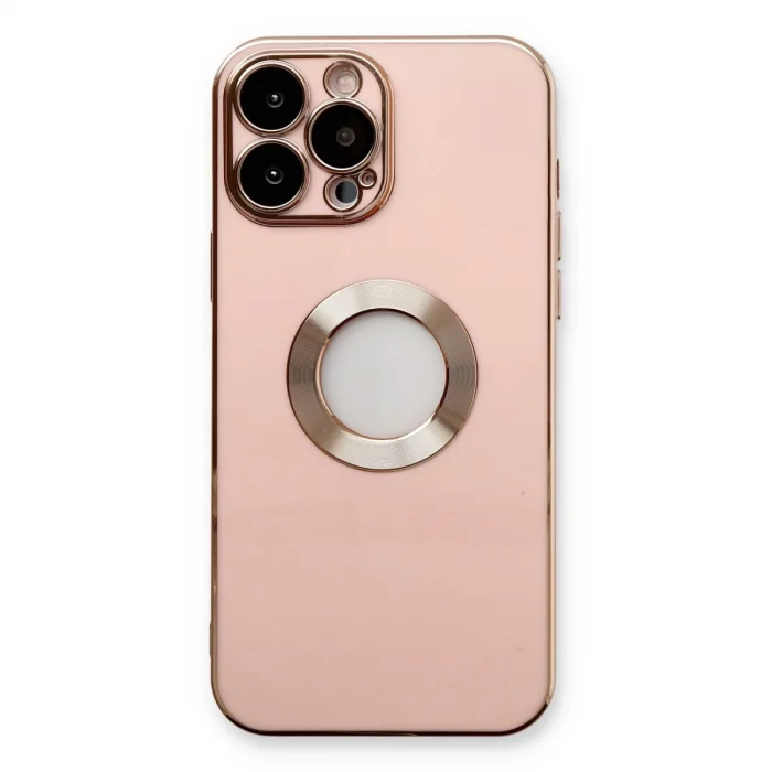 İphone 13 Pro Max Kılıf Store Silikon - Pembe