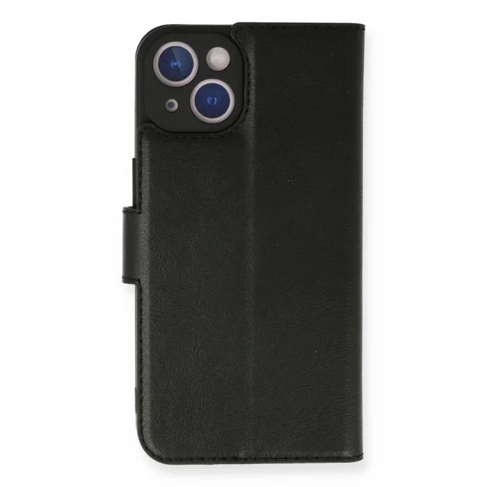 İphone 14 Kılıf Trend S Plus Kapaklı Kılıf - Siyah